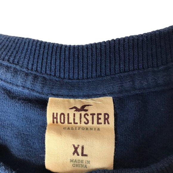 HOLLISTER CO Del Mar Pullover Long Sleeve. Dark Blue. Crewneck Size XL - Picture 4 of 8